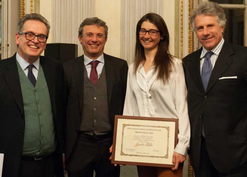 Giulia Pelà, vincitrice del Premio Carlo D'Urso 2018