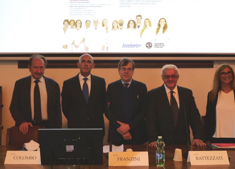 La conferenza stampa con il rettore Elio Franzini e i rappresentanti di ICANS e Auxologico