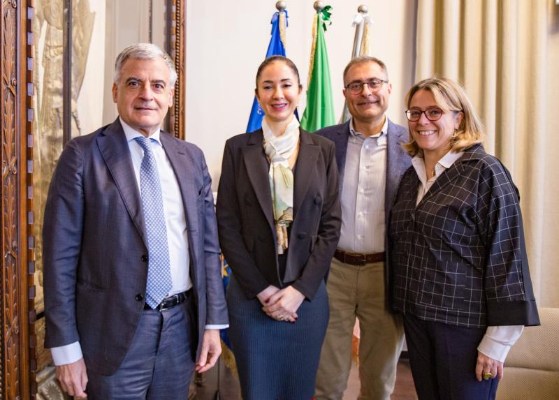 Il prefetto Claudio Sgaraglia, la rettrice Marina Brambilla, il dg Angelo Casertano, la vicesindaca Anna Scavuzzo
