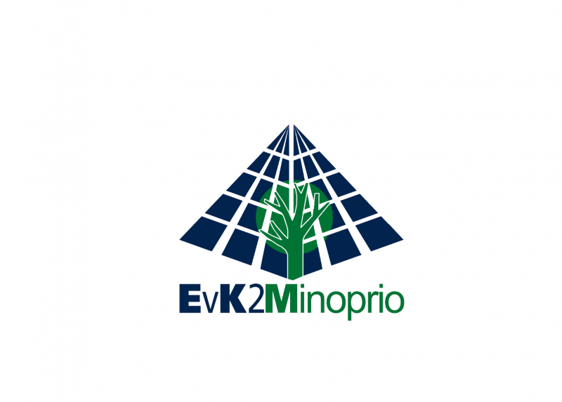 Il logo di EvK2Minoprio