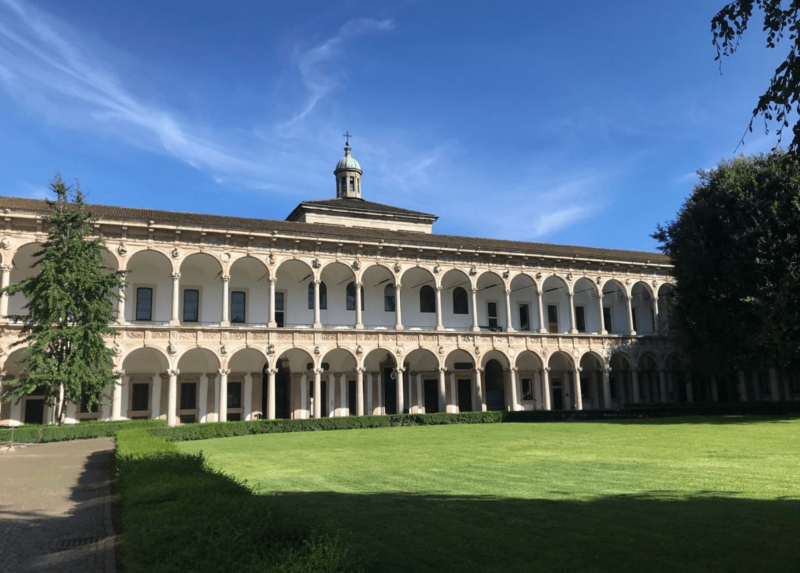 Uno scorcio dell'Università Statale