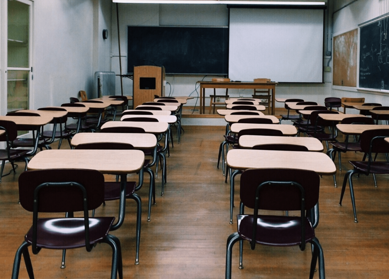 Un'aula scolastica