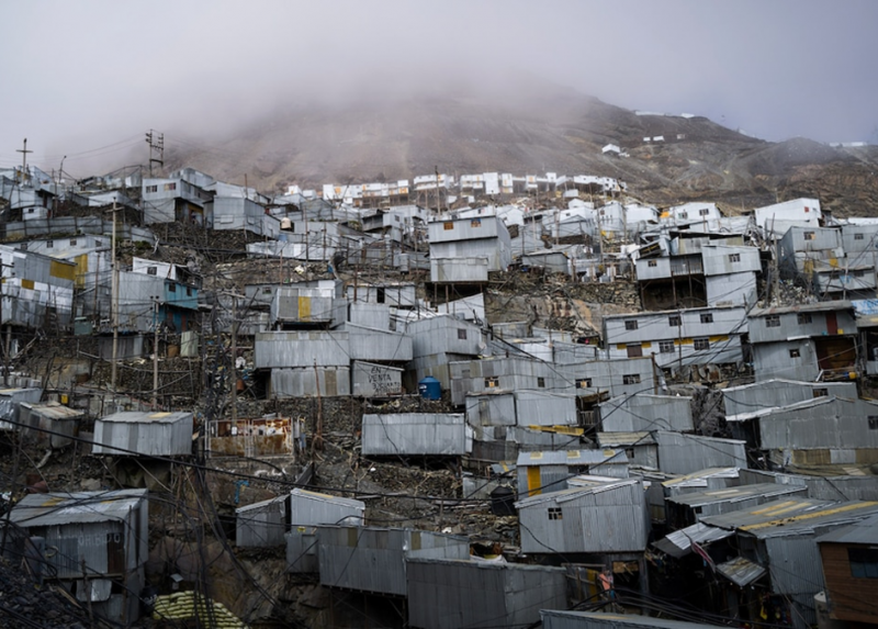Un'immagine de La Rinconada, la città più alta del mondo, situata in Perù a 5.100 metri di quota