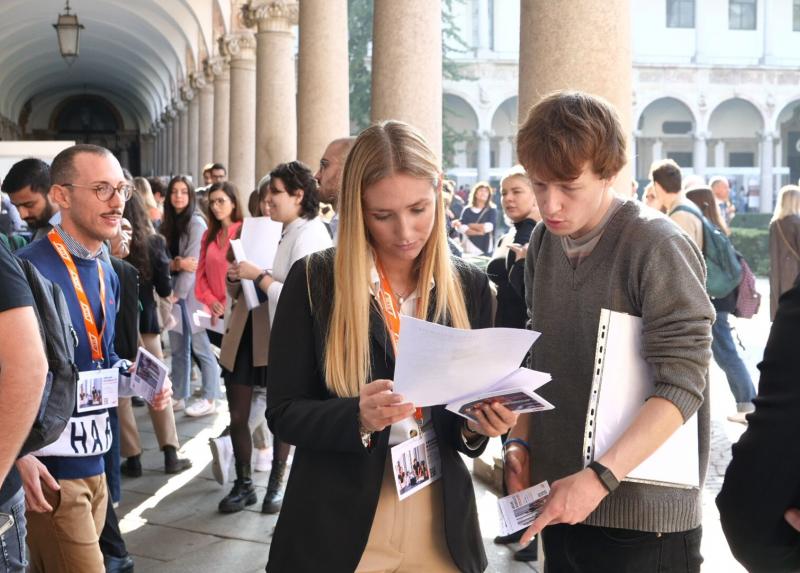 La Job Fair 2023 dell'Università degli Studi di Milano.