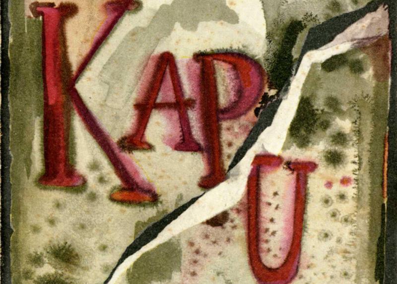 Copertina del romanzo "Kaputt" di Curzio Malaparte, Casella Editore