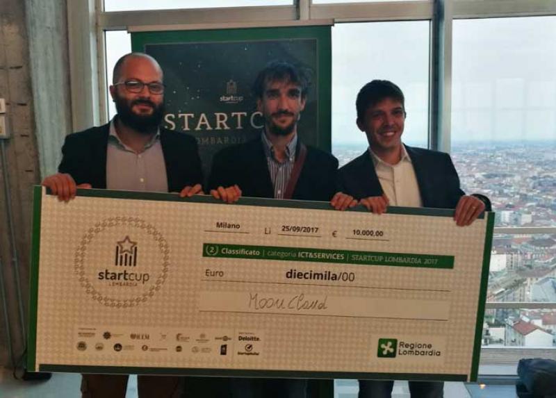 Moon Cloud, vincitore di Start Cup Lombardia