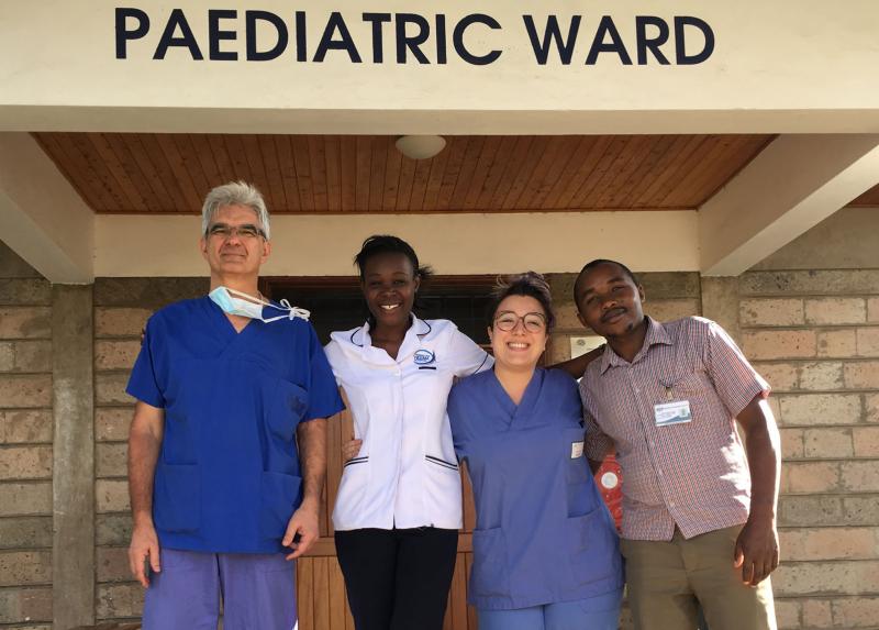 Il team dell'Università Statale in Kenya
