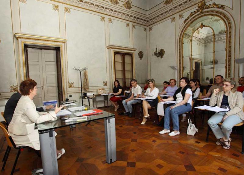 In aula di formazione