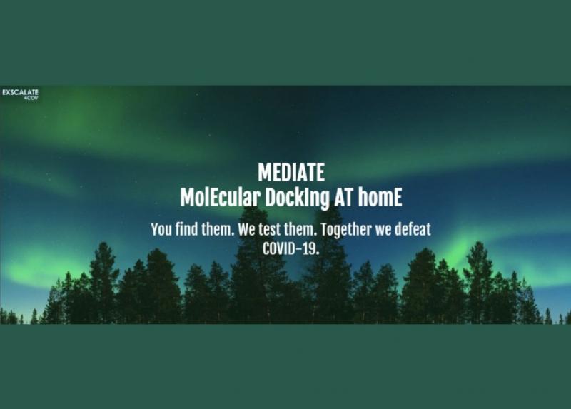La locandina di  MEDIATE (MolEcular DockIng AT homE)