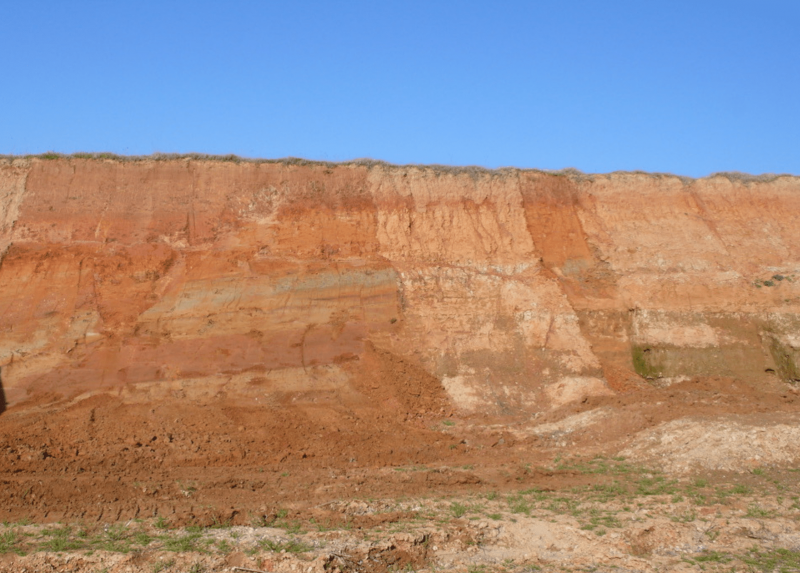 I loess, depositi di sedimenti accumulati in grandi spessori nel corso di decine di secoli
