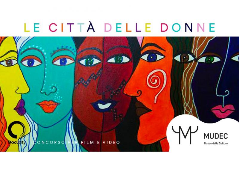 L'immagine grafica del Concorso “Docucity @ Milano Città Mondo#05 - Le città delle donne”