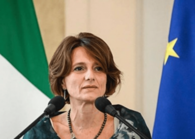 La ministra per le Pari Opportunità e la Famiglia, Elena Bonetti
