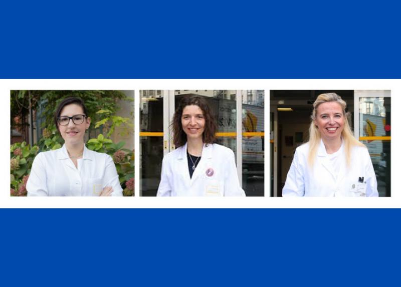 Il team di ricerca del Laboratorio di Cellule Staminali Neurali con le ricercatrici Monica Nizzardo, Paola Rinchetti e la professoressa Stefania Corti