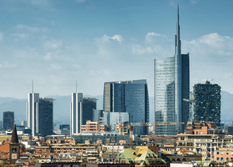 Lo skyline di Milano