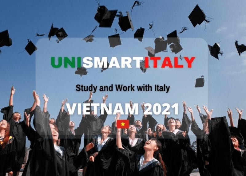 La locandina della fiera UniSmartItaly - Study and work with Italy