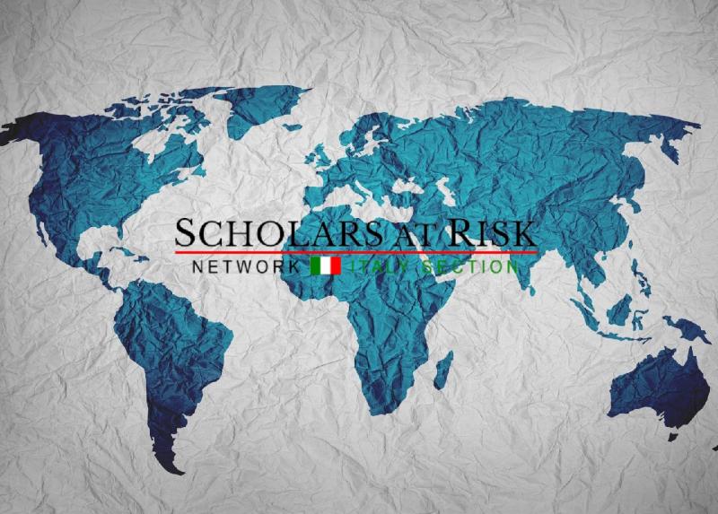 Immagine tratta da Pixaby con il logo di Scholars at Risk