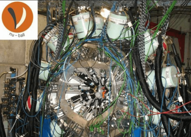 Lo spettrometro gamma usato dalla collaborazione  NU-BALL