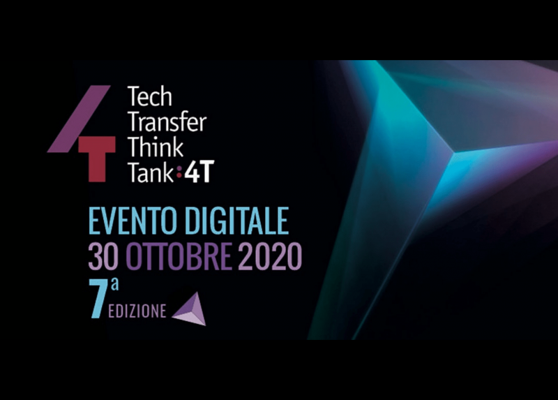 La locandina dell'evento 4T-Tech Transfer Think Tank 