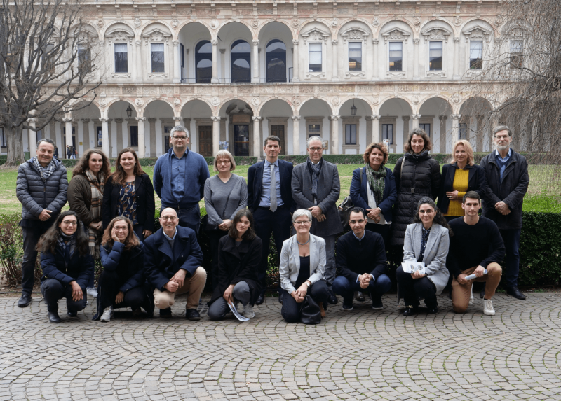 I ricercatori dell'Università Statale e di tutti i partner del consorzio DEEPEN-iRBD in occasione del kick-off meeting del progetto