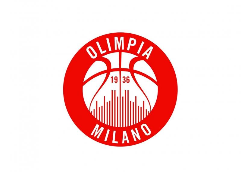 Il logo della società Pallacanestro Olimpia Milano