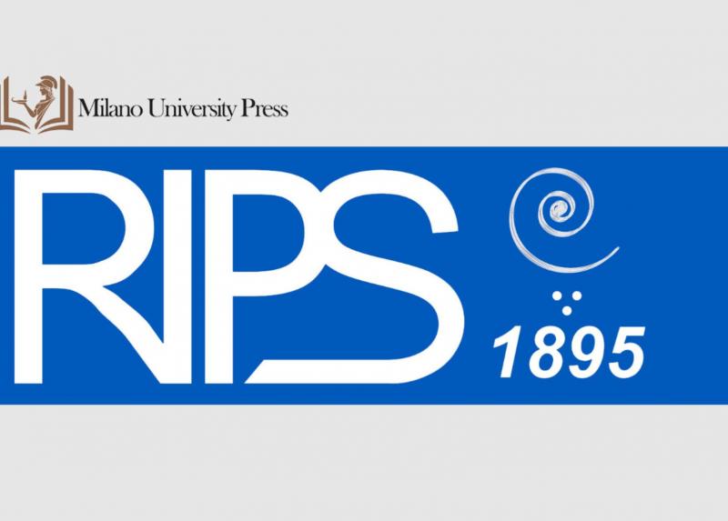 Logo della della Rivista Italiana di Paleontologia e Stratigrafia (RIPS).