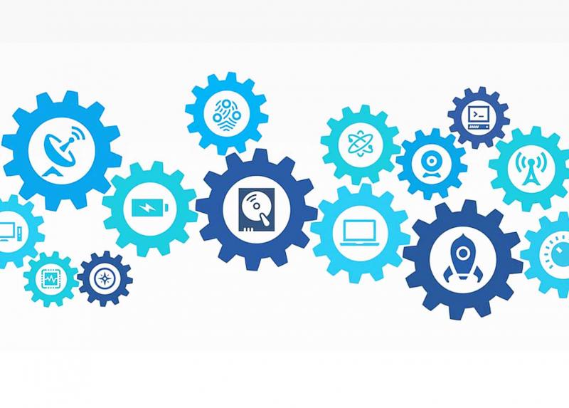 Icone di scienza e tecnologia