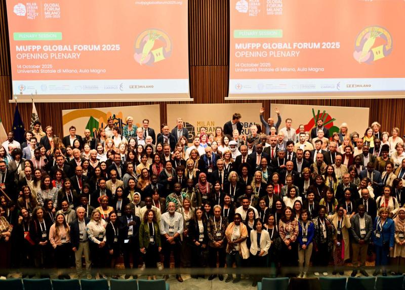 I delegati nell'Aula Magna della Statale