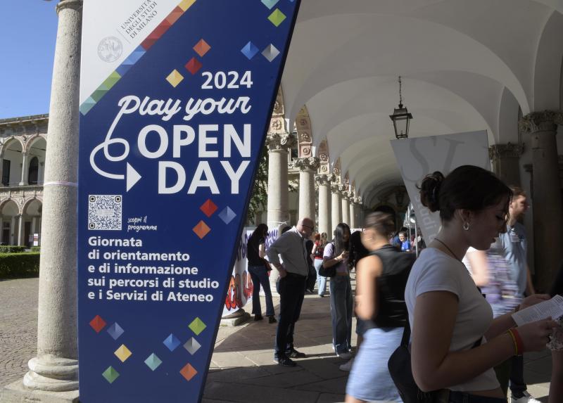 L'Open Day dell'Università Statale di Milano nella sede di via Festa del Perdono