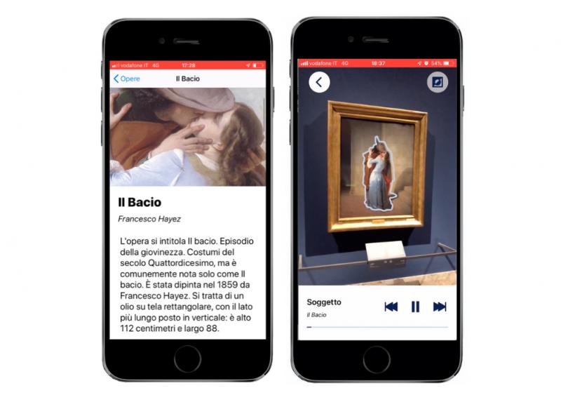 Alcune delle funzioni dell'App su smartphone