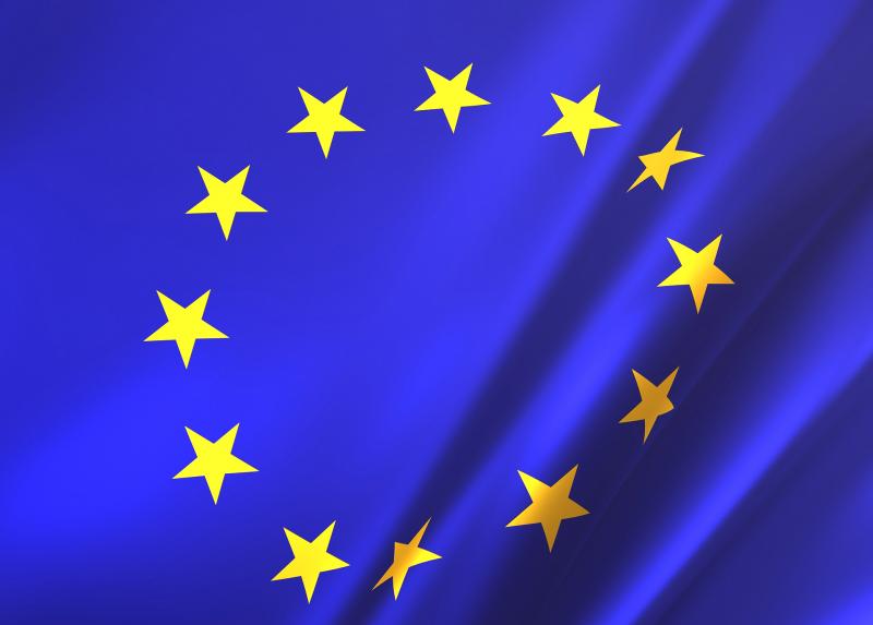 La bandiera dell'Unione Europea