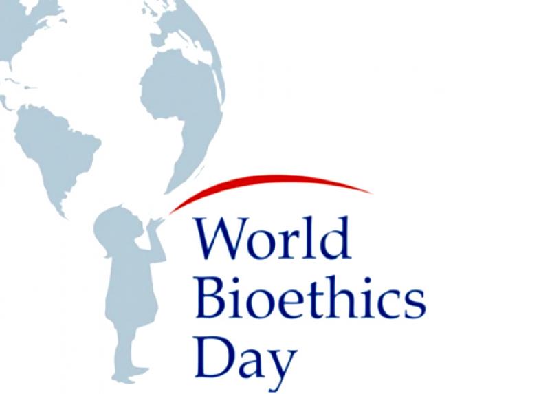 Il logo della Giornata Mondiale di Bioetica