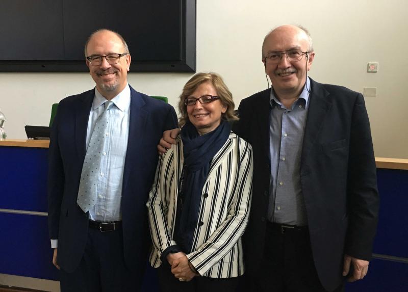 Ernesto Damiani, Angela Miola e Marco Ferretti