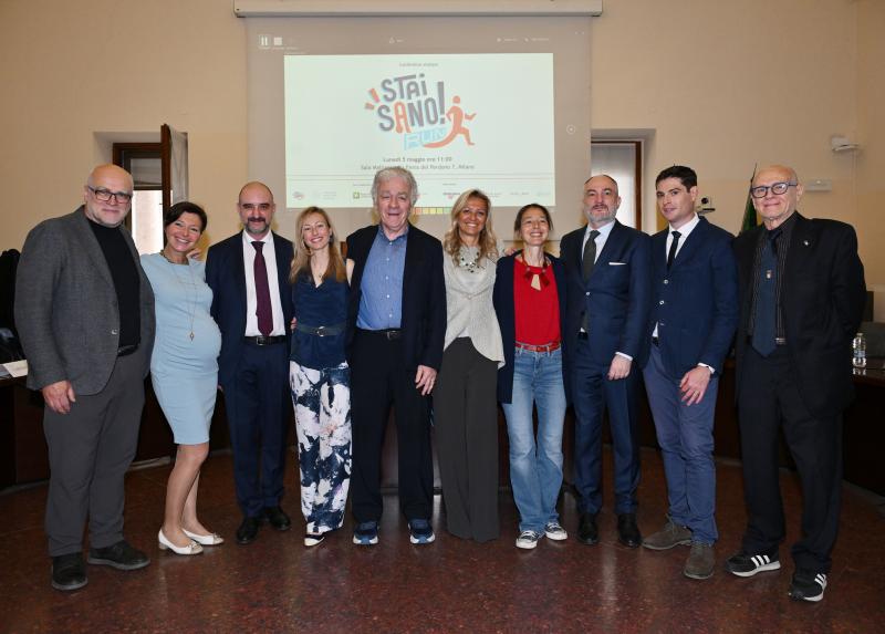 Conferenza stampa della StaiSano RUN