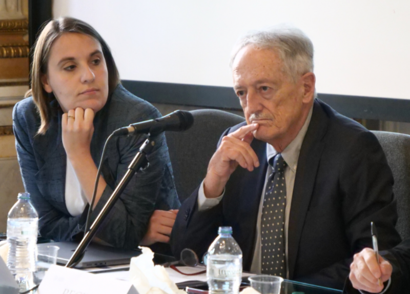 Marino Regini e Rebecca Ghio, curatori del libro "Quale università dopo il PNRR?".