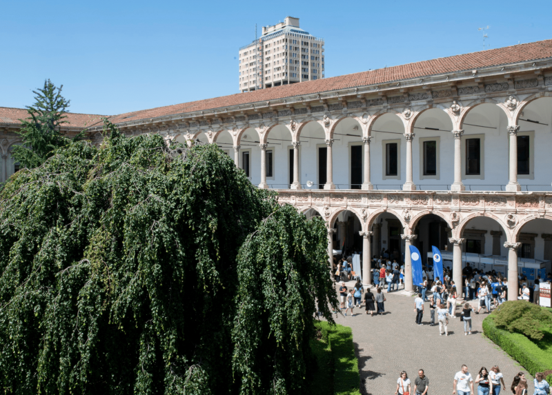 Uno scorcio dell'Università Statale di Milano