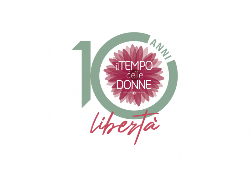 Il logo del decennale del Tempo delle Donne