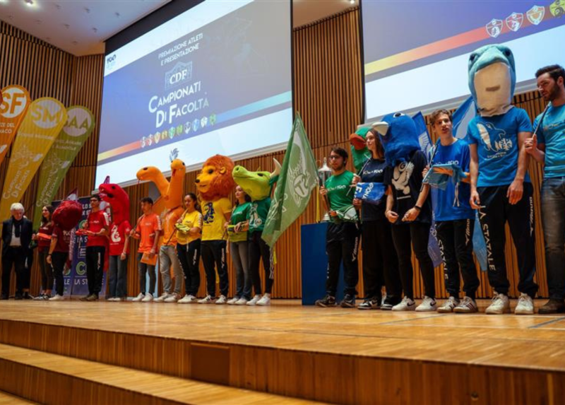 Le premiazioni dello scorso anno in Aula Magna