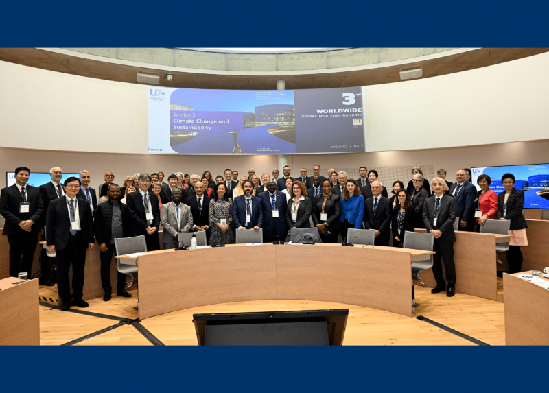 I partecipanti al vertice della dell'U7+ Alliance of World Universities 