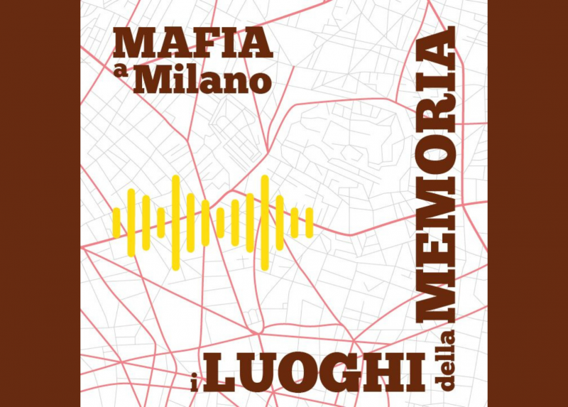 La copertina del podcast "Mafia a Milano. I luoghi della memoria"