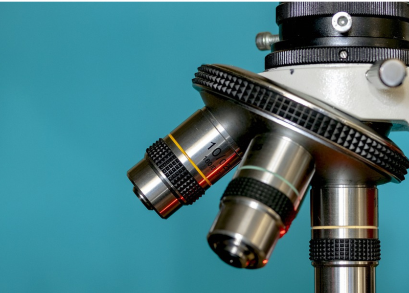 Microscopio, immagine tratta da Pixabay