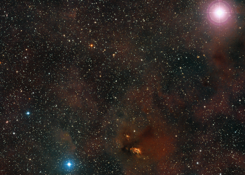 La vista dello spazio intorno alla giovane stella HL Tauri - Credit European Southern Observatory (ESO)