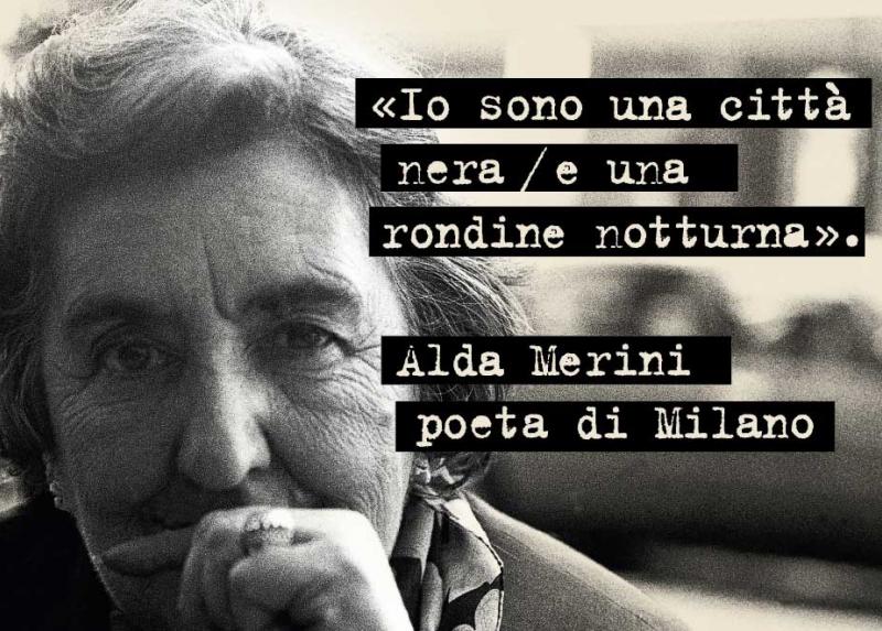 Un dettaglio della locandina del convegno dedicato ad Alda Merini