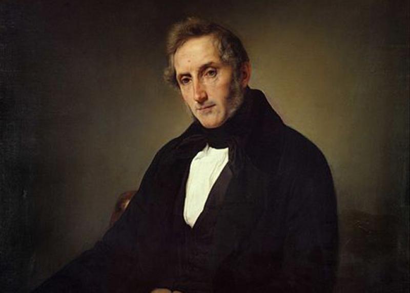 Il ritratto di Alessandro Manzoni del pittore  Francesco Hayez