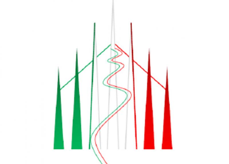 Il logo per la candidatura Milano-Cortina