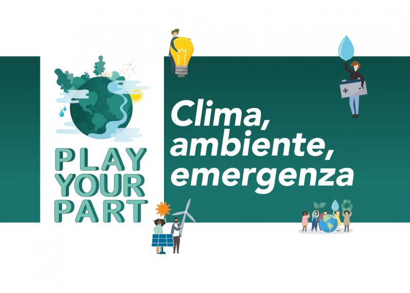 Il logo dell'iniziativa Play your part