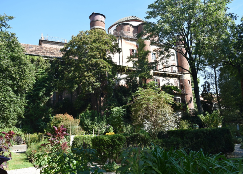 Veduta dell'Orto Botanico di Brera a Milano