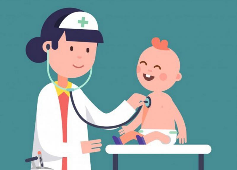 Pediatra con bambino - Immagine tratta dal sito Cose Nostre