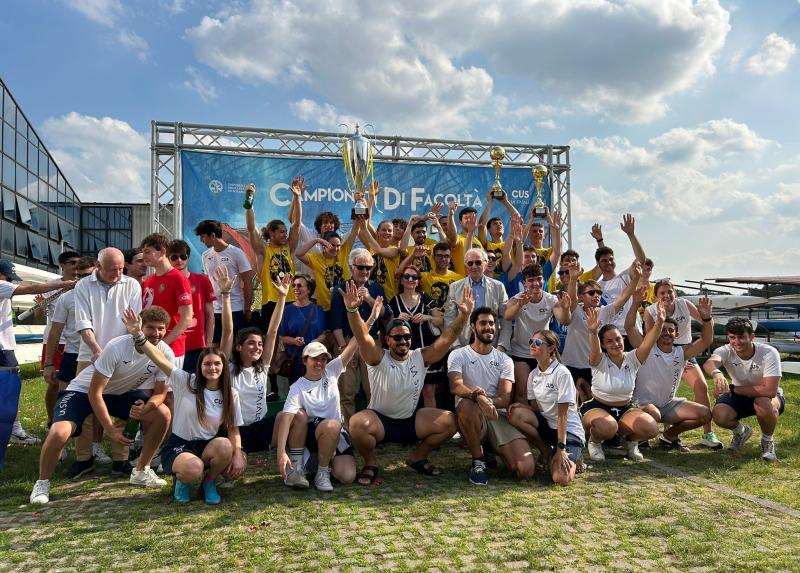 Il podio dei Campionati di Facoltà 2023