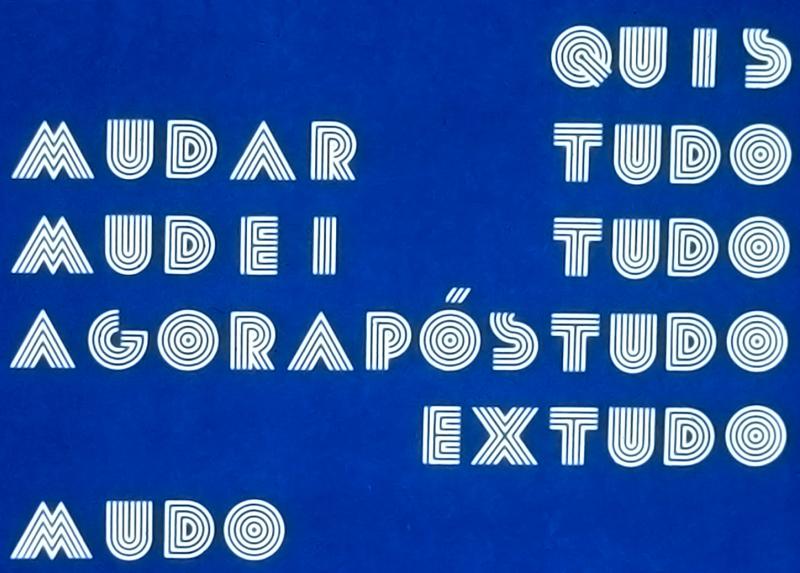 Una poesia di Augusto De Campos a cui è ispirato il titolo del convegno "POSTUTTO"