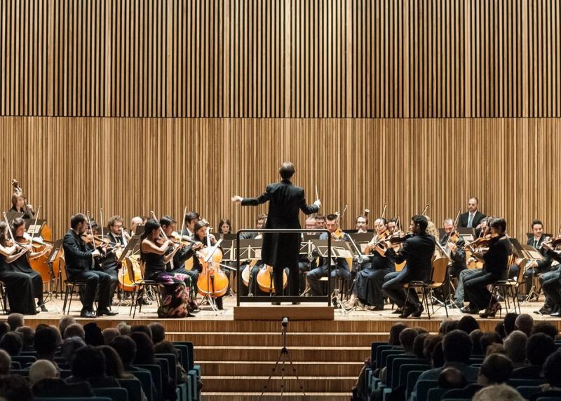 L'esibizione dell'Orchestra d'Ateneo